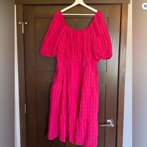 Anthropologie Pink Dress 3X